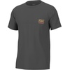 image:imageHUK Mens Performance Fishing Logo Tee Short Sleeve TShirt for MenSword Playa  Volcanic Ash