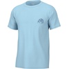 image:imageHUK Mens Performance Fishing Logo Tee Short Sleeve TShirt for MenTuna Skull  Crystal Blue