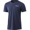 image:imageHUK Mens Performance Fishing Logo Tee Short Sleeve TShirt for MenWide Open America  Sargasso Sea Heather