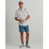 image:imageHUK Mens Tide Point Pattern Short Sleeve Shirt Fishing Button DownSeagull