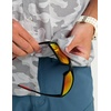 image:imageHUK Mens Tide Point Pattern Short Sleeve Shirt Fishing Button DownSeagull