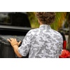image:imageHUK Mens Tide Point Pattern Short Sleeve Shirt Fishing Button DownSeagull