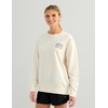 image:imageHUK Womens Edisto Terry Crew Lightweight Terry Cloth Sweatshirt Soft Casual Coastal Pullover for WomenEgret