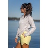 image:imageHUK Womens Pursuit Volley Short QuickDry Fishing Shorts for WomenVintage Chartreuse