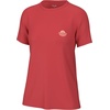image:imageHUK Womens Short Sleeve Performance Tee Fishing TShirt for WomenBeach Boat  Cayenne