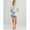 image:imageHUK Womens Short Sleeve Performance Tee Fishing TShirt for WomenCoastal Club  Heron Blue