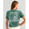image:imageHUK Womens Short Sleeve Performance Tee Fishing TShirt for WomenRaised on Waves  North Atlantic