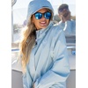 image:imageHUK Womens Storm Heavy Duty Jacket 20 Waterproof Windproof Breathable Rain Coat for WomenHeron Blue