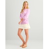 image:imageHUK womens Edisto Terry Crew Lightweight Terry Cloth Sweatshirt Soft Casual Coastal Pullover for WomenOleander