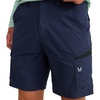 image:imageHUK Mens Icon Performance Fishing Shorts UPF 50 Sun Protection QuickDry StainResistant 9 Inseam Multiple PocketsNaval Academy