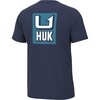 image:imageHUK Mens Performance Fishing Logo Tee Short Sleeve TShirt for MenHuk Plume  Naval Academy