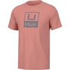 Huk Stacked Logo - Neon Orange