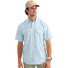 image:imageHUK Mens Tide Point Pattern Short Sleeve Shirt Fishing Button DownCoastal Drift