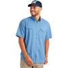 image:imageHUK Mens Tide Point Pattern Short Sleeve Shirt Fishing Button DownWindsurfer 30