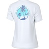 image:imageHUK Womens Short Sleeve Performance Tee Fishing TShirt for WomenPalmetto  White