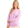 image:imageHUK womens Edisto Terry Crew Lightweight Terry Cloth Sweatshirt Soft Casual Coastal Pullover for WomenOleander