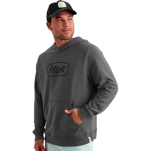 image:imageHUK Mens Edisto Script Terry HoodieDark Shadow