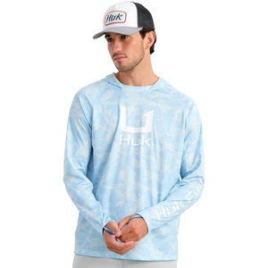 image:imageHUK Mens Icon Printed Long Sleeve Performance HoodieCoastal Drift