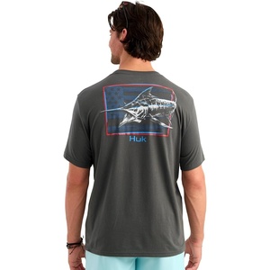 image:imageHUK Mens Kc Scott Original Fishing Artwork Graphic Tee Shirts Short Sleeve Casual TShirts Lightweight Soft Cotton BlendKc Americana  Dark Shadow