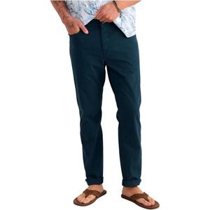 image:imageHUK Mens Lightweight Rivercamp Pant Stretch Cotton Canvas Pant with Knife Pocket Reinforcement and Garment Dyed FinishSea Storm