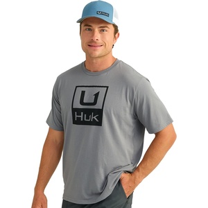 image:imageHUK Mens Performance Fishing Logo Tee Short Sleeve TShirt for MenHuk Stacked Logo  Night Owl