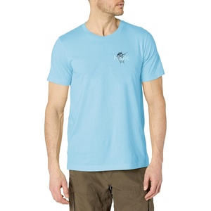 image:imageHUK Mens Performance Fishing Logo Tee Short Sleeve TShirt for MenMarlin Shine  Baltic Sea Heather