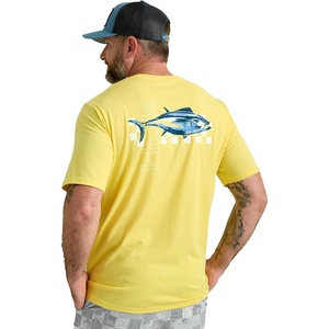 image:imageHUK Mens Performance Fishing Logo Tee Short Sleeve TShirt for MenRacer  Yellowfin