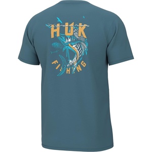 image:imageHUK Mens Performance Fishing Logo Tee Short Sleeve TShirt for MenSail Fight  Tapestry