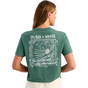 image:imageHUK Womens Short Sleeve Performance Tee Fishing TShirt for WomenRaised on Waves  North Atlantic