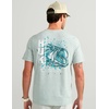 image:imageHUK Mens Drift Short Sleeve Crew UPF 50 Quick Dry Fishing Shirt with Stretch Fabric and Lightweight FeelCoastal Drift Heather