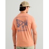image:imageHUK Mens Drift Short Sleeve Crew UPF 50 Quick Dry Fishing Shirt with Stretch Fabric and Lightweight FeelCoral Reef Heather
