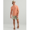 image:imageHUK Mens Drift Short Sleeve Crew UPF 50 Quick Dry Fishing Shirt with Stretch Fabric and Lightweight FeelCoral Reef Heather