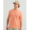 image:imageHUK Mens Drift Short Sleeve Crew UPF 50 Quick Dry Fishing Shirt with Stretch Fabric and Lightweight FeelCoral Reef Heather