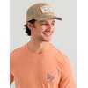 image:imageHUK Mens Drift Short Sleeve Crew UPF 50 Quick Dry Fishing Shirt with Stretch Fabric and Lightweight FeelCoral Reef Heather