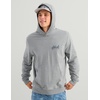 image:imageHUK Mens Edisto Terry Hoodie Soft Terry Cloth Pullover Lightweight Casual Fishing HoodieBass Batch  Heather Grey