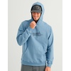 image:imageHUK Mens Edisto Terry Hoodie Soft Terry Cloth Pullover Lightweight Casual Fishing HoodieBlue Shadow