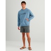 image:imageHUK Mens Edisto Terry Hoodie Soft Terry Cloth Pullover Lightweight Casual Fishing HoodieBlue Shadow