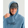 image:imageHUK Mens Edisto Terry Hoodie Soft Terry Cloth Pullover Lightweight Casual Fishing HoodieBlue Shadow