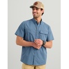 image:imageHUK Mens Icon Crew ShortSleeve Performance Fishing ShirtStormy Blue