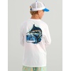 image:imageHUK UnisexChild Pursuit Kc Scott Long Sleeve Fishing Shirt for KidsWhite 60