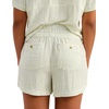 image:imageHUK Womens Breezeway Short Relaxed Fit LinenLike Short with High Rise Waistband and 35 InseamSilver Birch