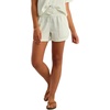 image:imageHUK Womens Breezeway Short Relaxed Fit LinenLike Short with High Rise Waistband and 35 InseamSilver Birch