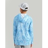 image:imageHUK unisexchild Girls Pursuit Novelty Hoodie Upf Long Sleeve Performance Fishing Shirt Lightweight and QuickdryCerulean
