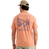 image:imageHUK Mens Drift Short Sleeve Crew UPF 50 Quick Dry Fishing Shirt with Stretch Fabric and Lightweight FeelCoral Reef Heather