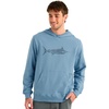 image:imageHUK Mens Edisto Terry Hoodie Soft Terry Cloth Pullover Lightweight Casual Fishing HoodieBlue Shadow