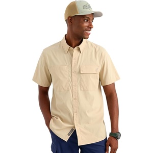 image:imageHUK Mens Icon Crew ShortSleeve Performance Fishing ShirtRiver Rock
