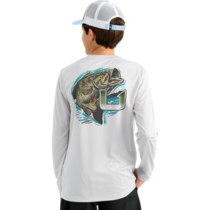 image:imageHUK UnisexChild Pursuit Kc Scott Long Sleeve Fishing Shirt for KidsSeagull