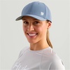 image:imageHUK Womens Sunup Performance Hat Structured 6 Panel Cap Perforated Back Plastic Clip Recycled BrimStormy Blue