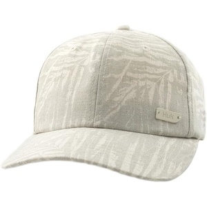 image:imageHUK Womens Breezeway Linen Dad Hat Structured 6 Panel Cap Metal Clasp ClosureSilver Birch