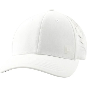image:imageHUK Womens Sunup Performance Hat Structured 6 Panel Cap Perforated Back Plastic Clip Recycled BrimEgret